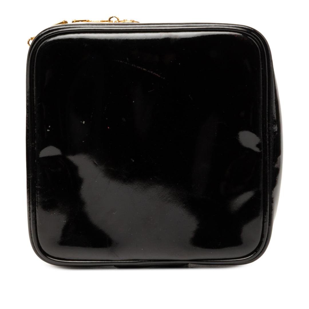 Chanel CC Cuir verni Vanity
