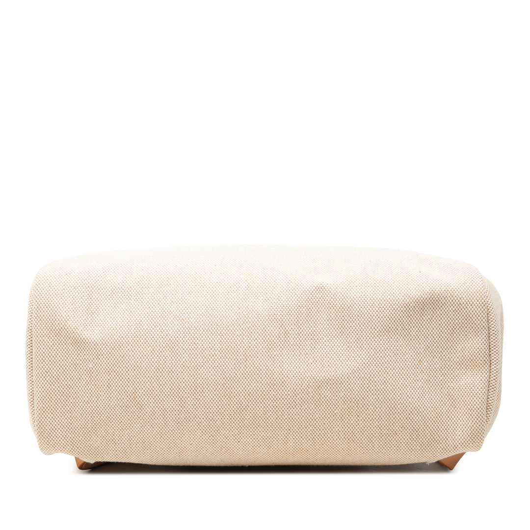 Hermès Sac à dos Herbag PM Beige – vue 3 – GABY PARIS