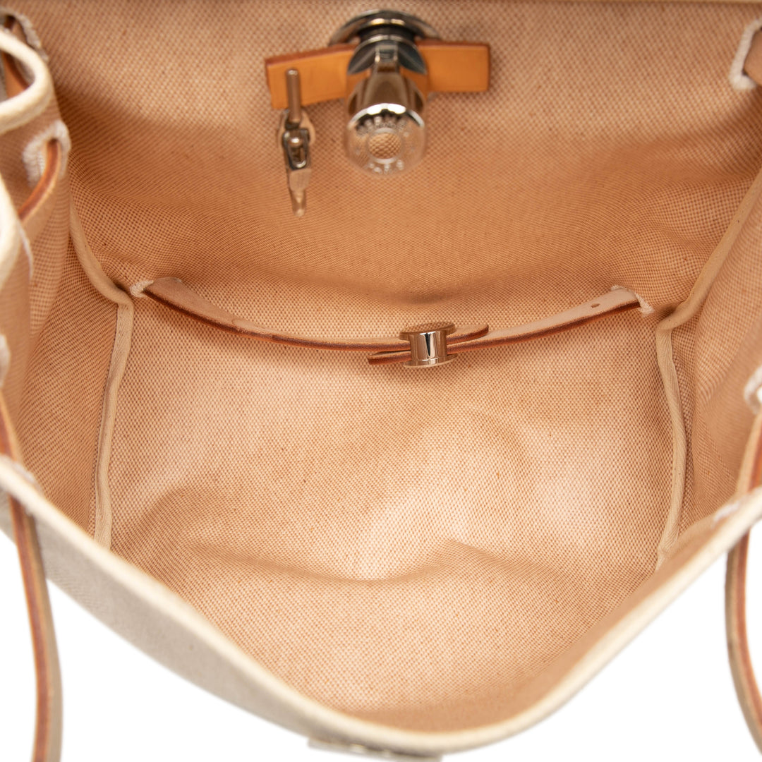 Hermès Sac à dos Herbag PM Beige – vue 4 – GABY PARIS