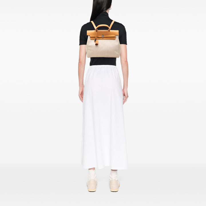 Hermès Sac à dos Herbag PM Beige – vue 6 – GABY PARIS