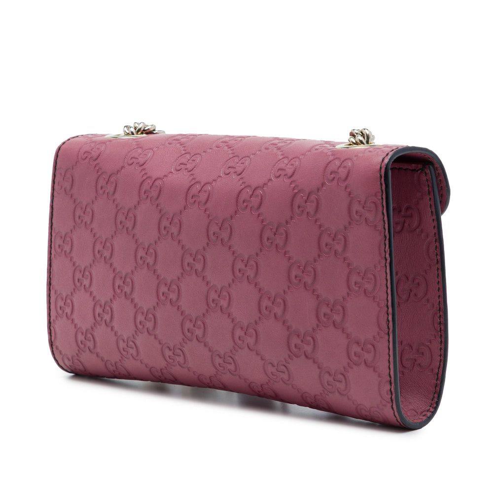 Gucci Sac bandoulière Guccissima Emily Petit Rose – vue 2 – GABY PARIS