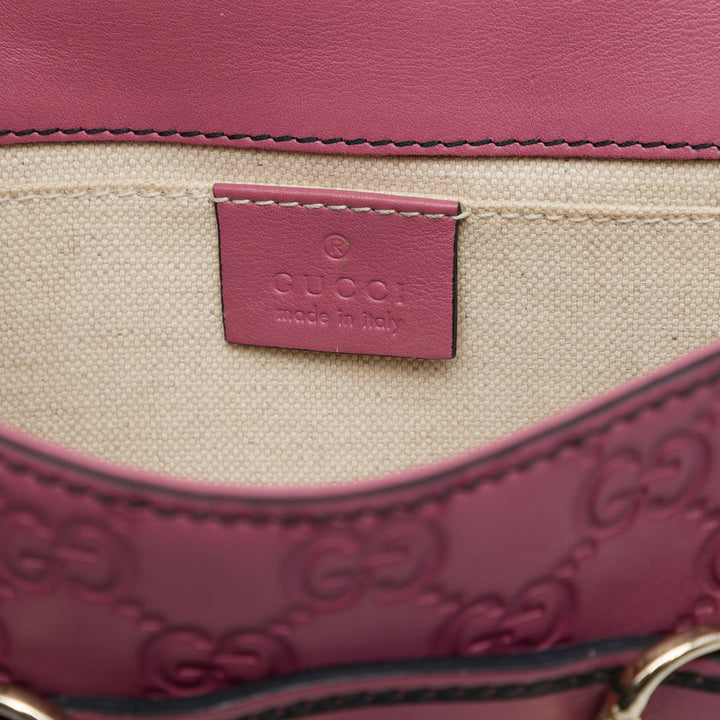 Gucci Sac bandoulière Guccissima Emily Petit Rose – vue 5 – GABY PARIS