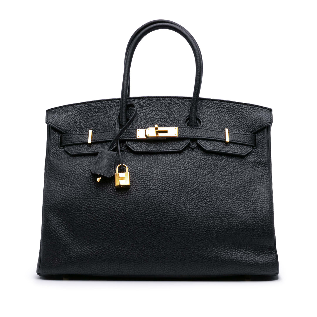 Togo Birkin Retourne 35 Black - Gaby Paris