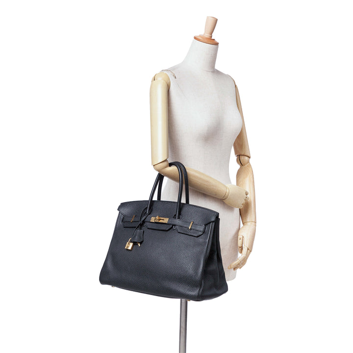 Togo Birkin Retourne 35 Black - Gaby Paris