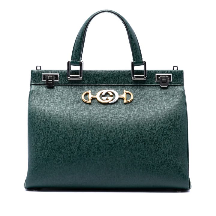Zumi sac à Moyen Cuir de veau Vert