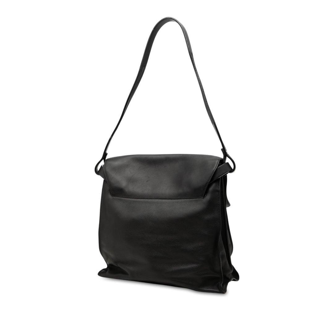 à rabat Sac Noir