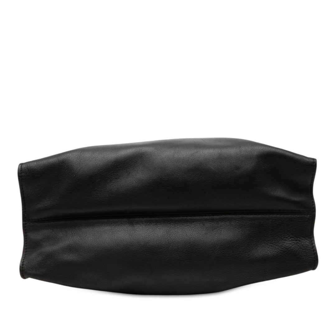 à rabat Sac Noir