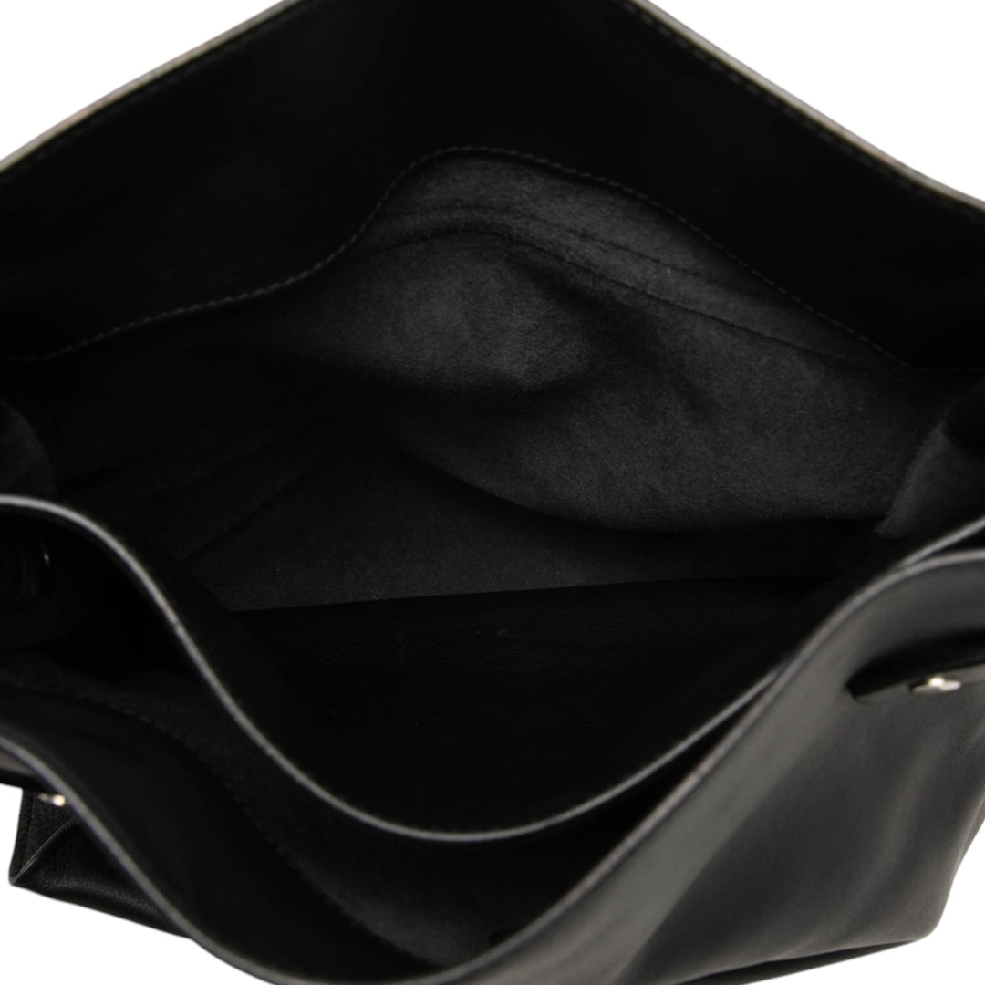 à rabat Sac Noir