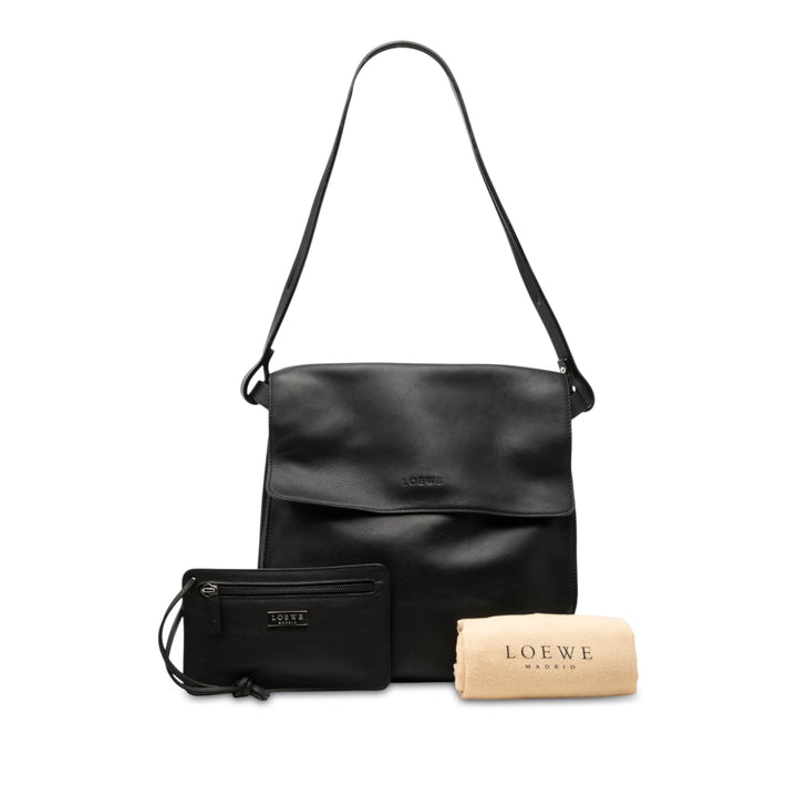 à rabat Sac Noir