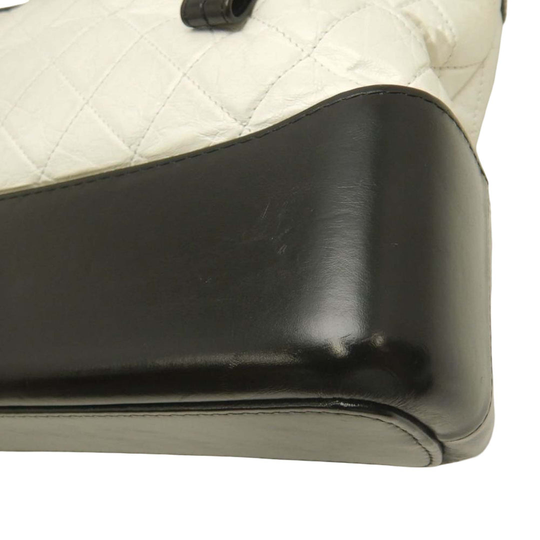 Chanel Medium Bicolor Matelassé vieilli Cuir de veau Gabrielle Hobo