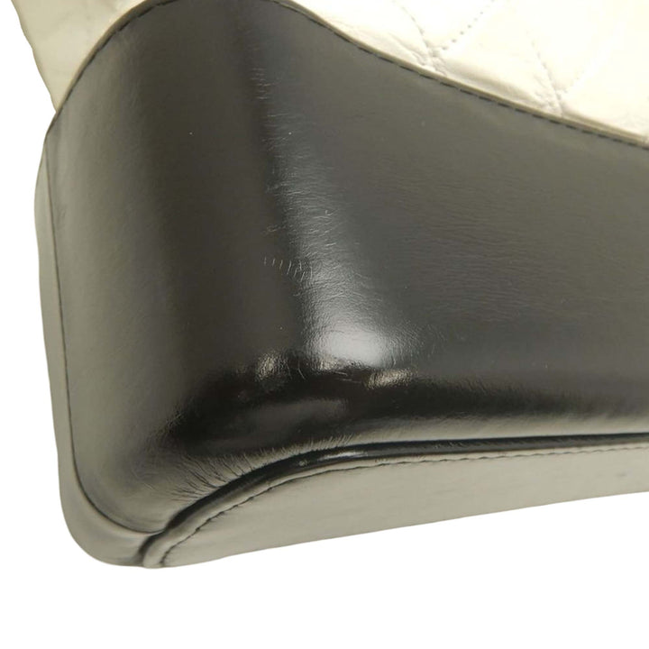 Chanel Medium Bicolor Matelassé vieilli Cuir de veau Gabrielle Hobo