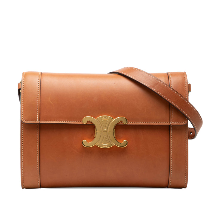 Triomphe Sac Cuir de veau Marron
