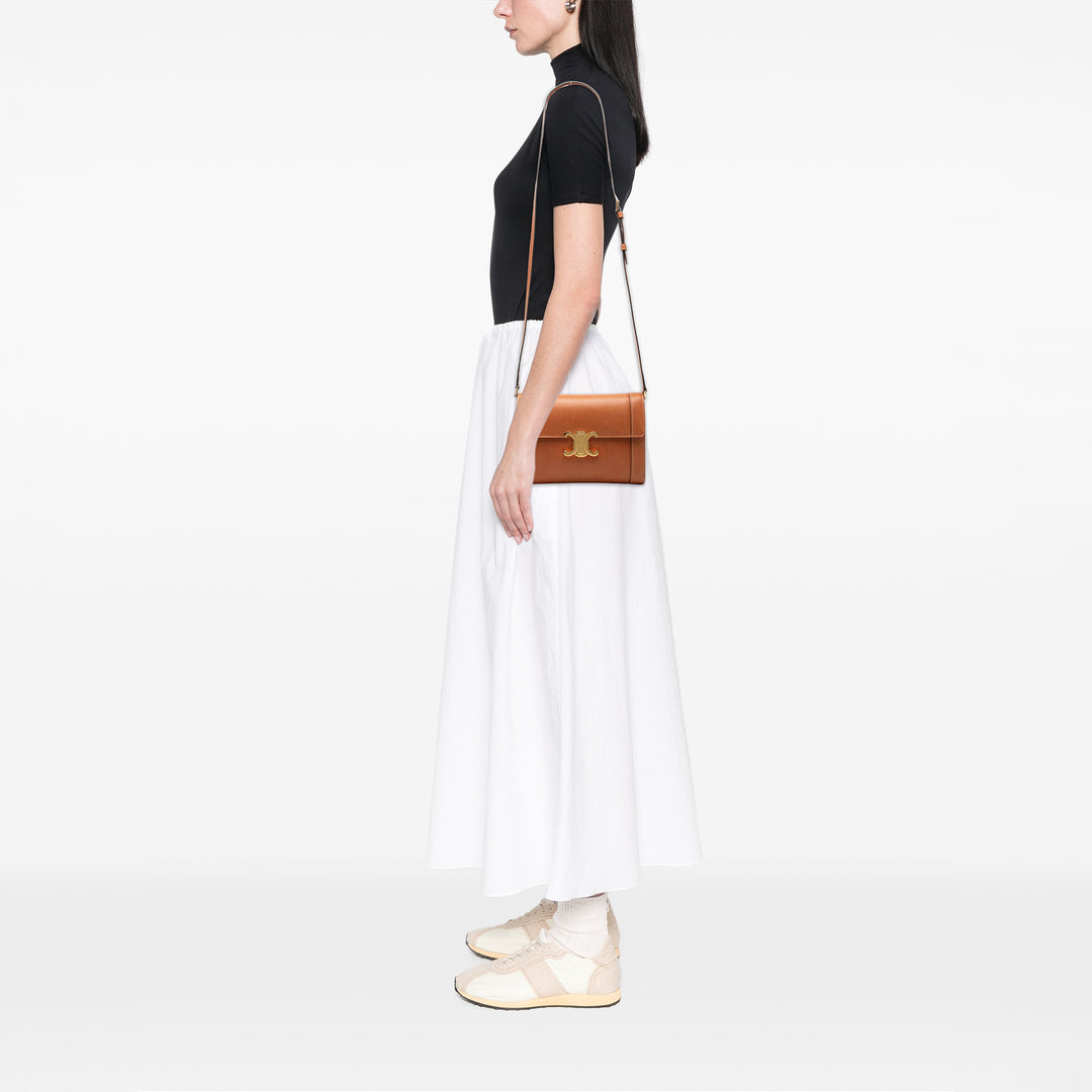 Triomphe Sac Cuir de veau Marron