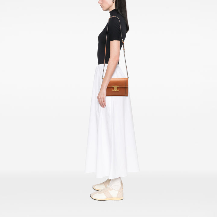 Triomphe Sac Cuir de veau Marron