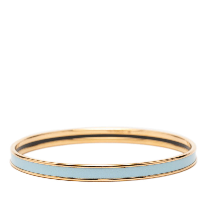 Hermès Extra Narrow Émail Uni Bangle 62