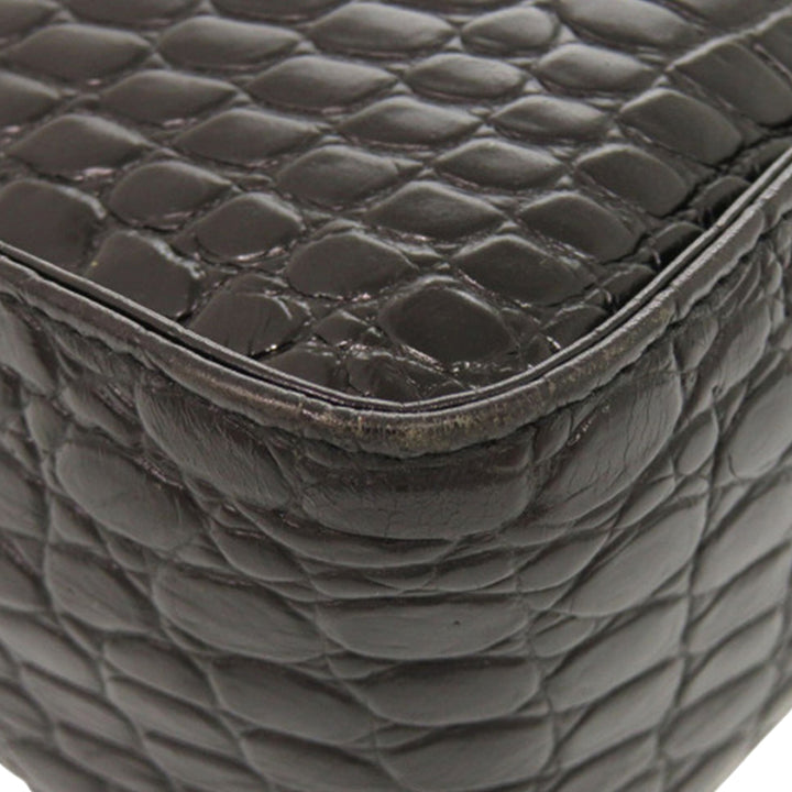 Ferragamo Croc embossé Vara Sac Noir – vue 16 – GABY PARIS