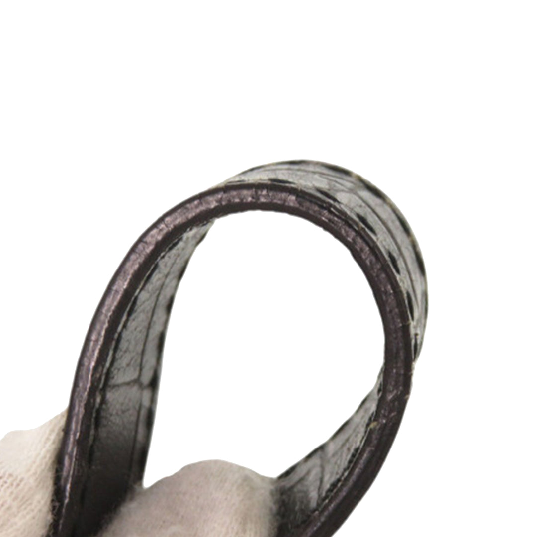 Ferragamo Croc embossé Vara Sac Noir – vue 21 – GABY PARIS