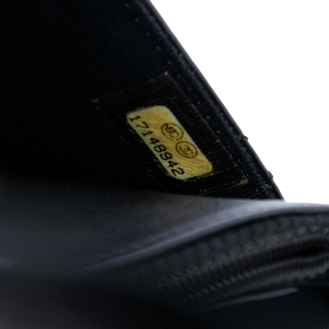 Chanel CC Matelassé Cuir verni Wallet on Chain