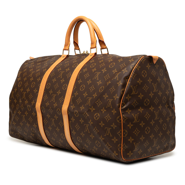 Keepall 55 Monogram Marron
