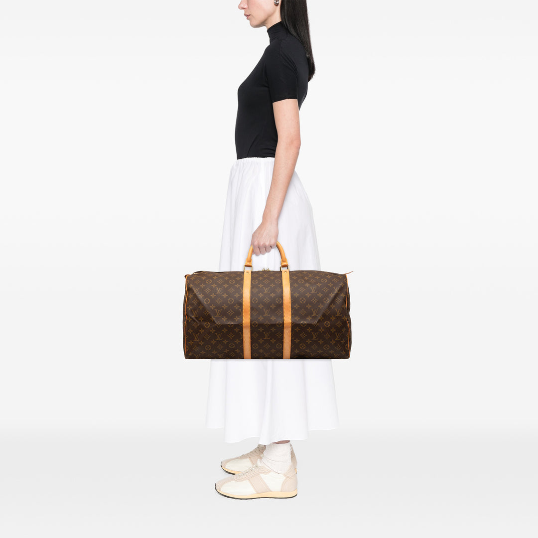 Keepall 55 Monogram Marron