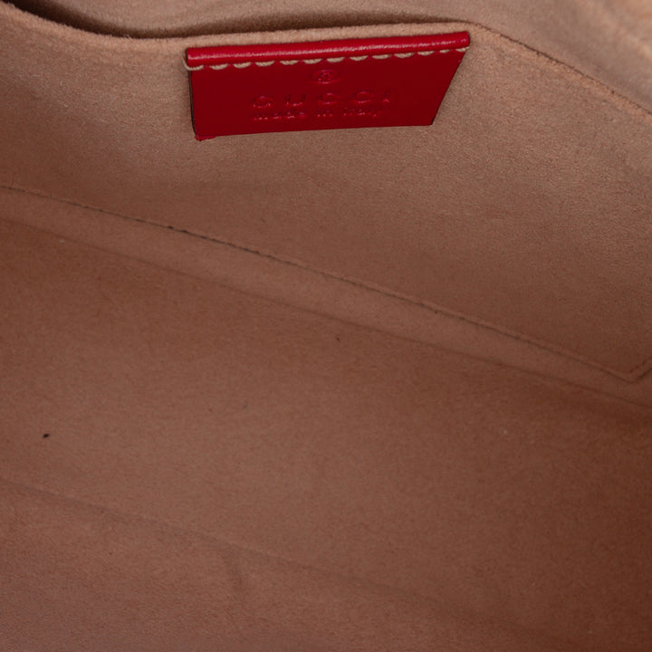 GG Marmont Matelasse Sac Petit Rouge