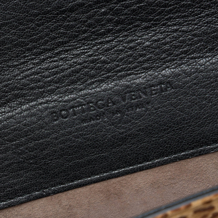Bottega Veneta Sac porté épaule Leopard Imprimé Pony Hair Glass Marron – vue 5 – GABY PARIS
