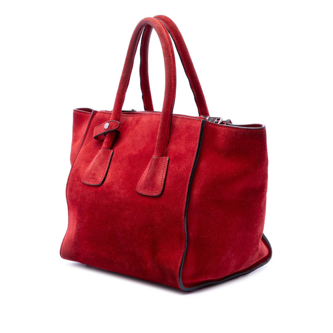 Prada Small Scamosciato Twin Pocket Sac