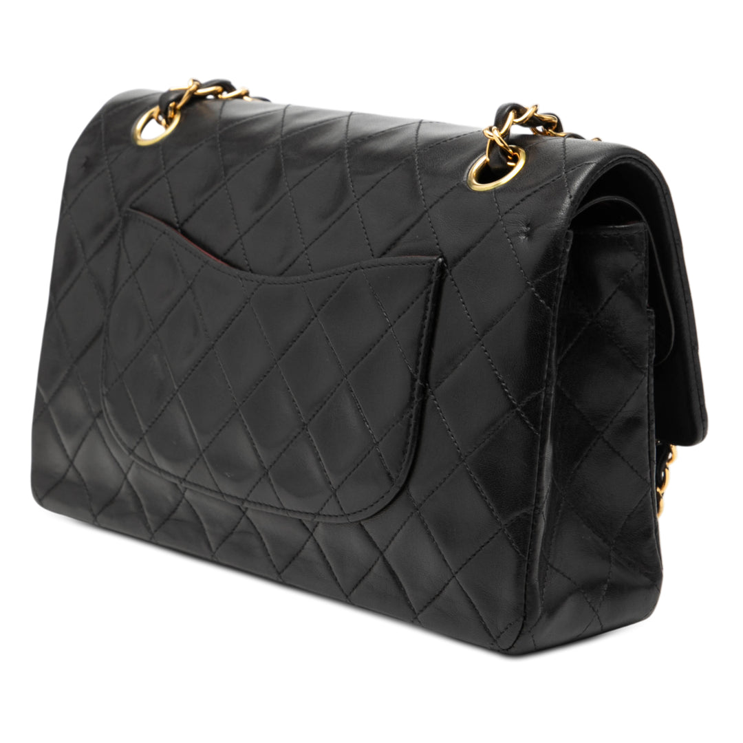 Chanel Medium Classic Cuir d’agneau Double rabat