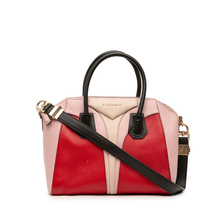 Givenchy Sac à main Sugar Antigona Architect Petit Cuir de chèvre Rose – vue principale – GABY PARIS
