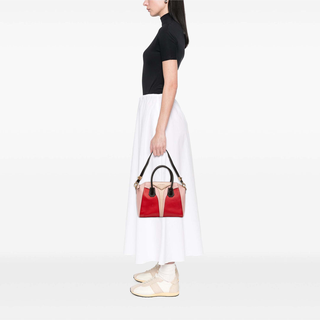 Givenchy Sac à main Sugar Antigona Architect Petit Cuir de chèvre Rose – vue 6 – GABY PARIS