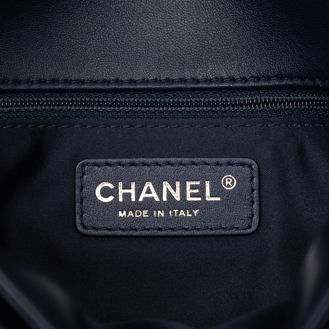 Chanel Jumbo Cuir verni 3 Accordion à rabat