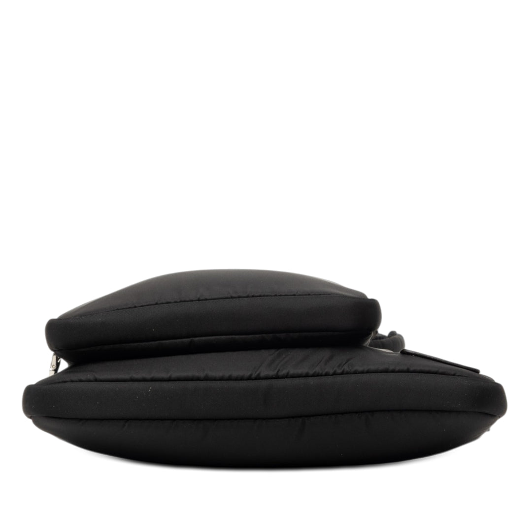 Prada Tessuto Front Pocket Logo Sac porté croisé