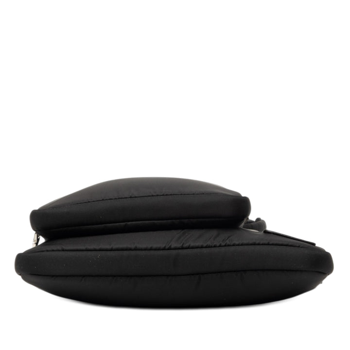 Prada Tessuto Front Pocket Logo Sac porté croisé