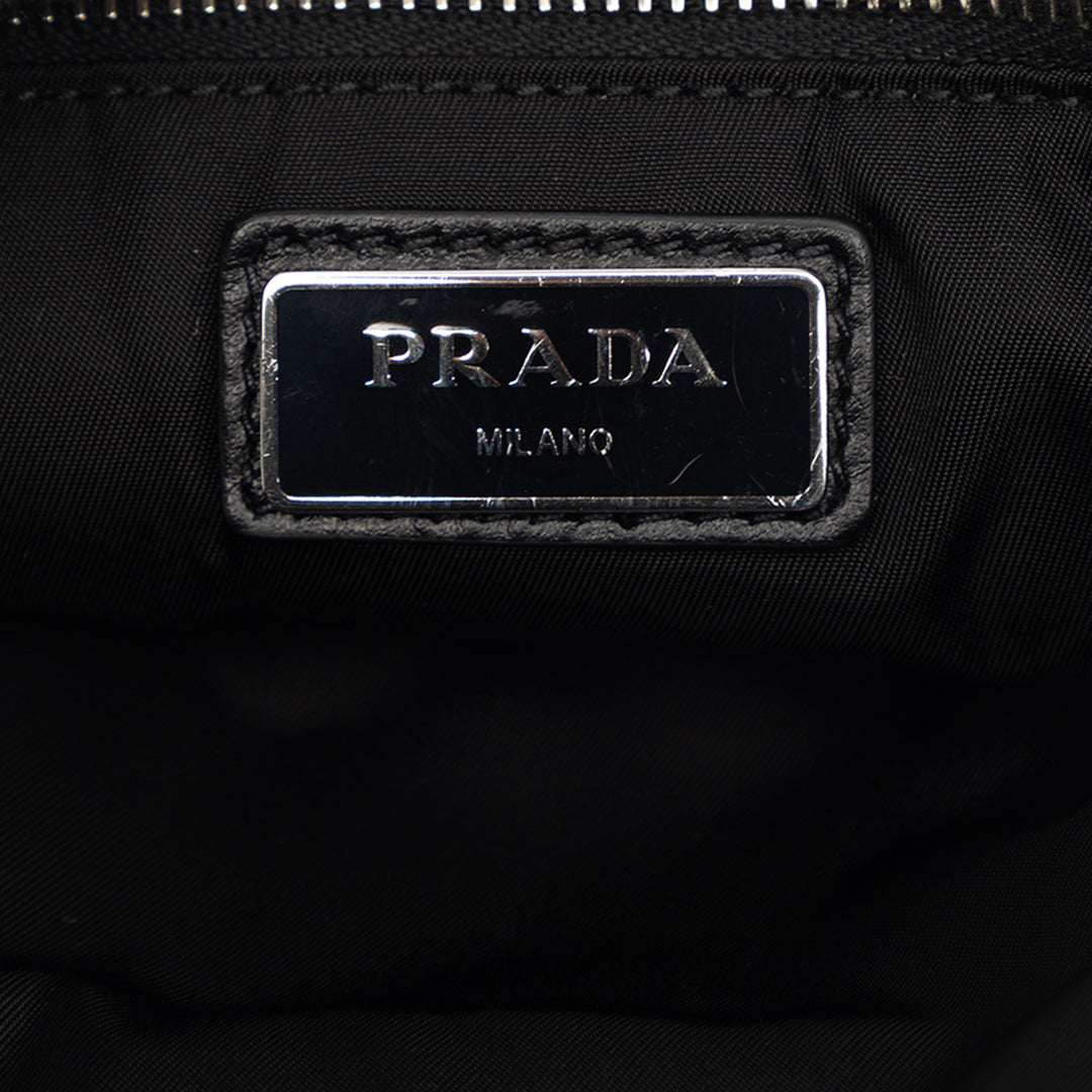 Prada Tessuto Front Pocket Logo Sac porté croisé