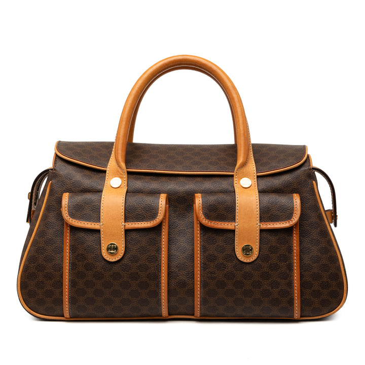 Celine Macadam Coated Toile Sac à main