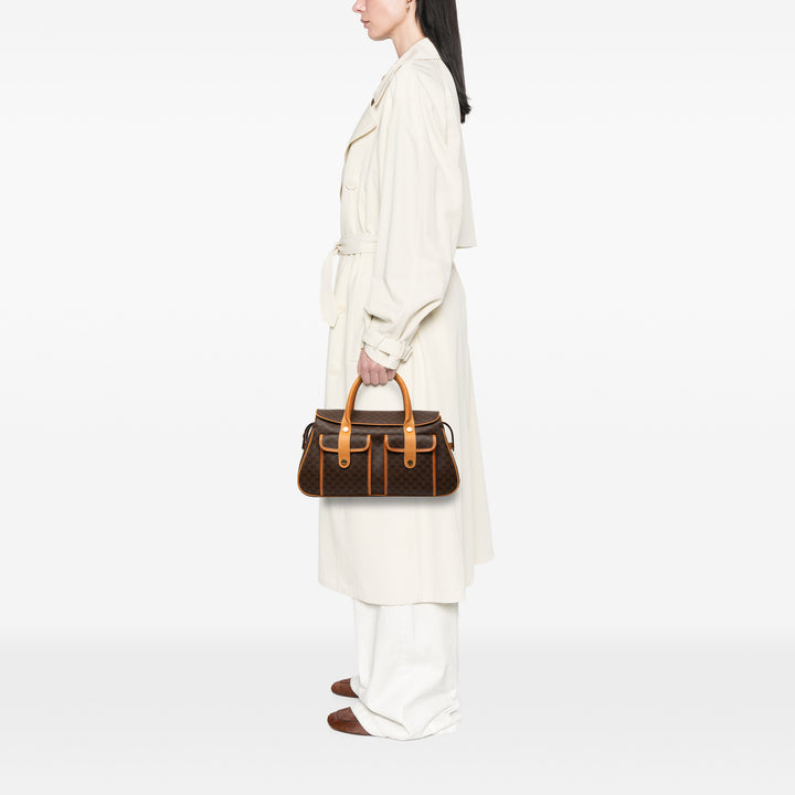 Celine Macadam Coated Toile Sac à main