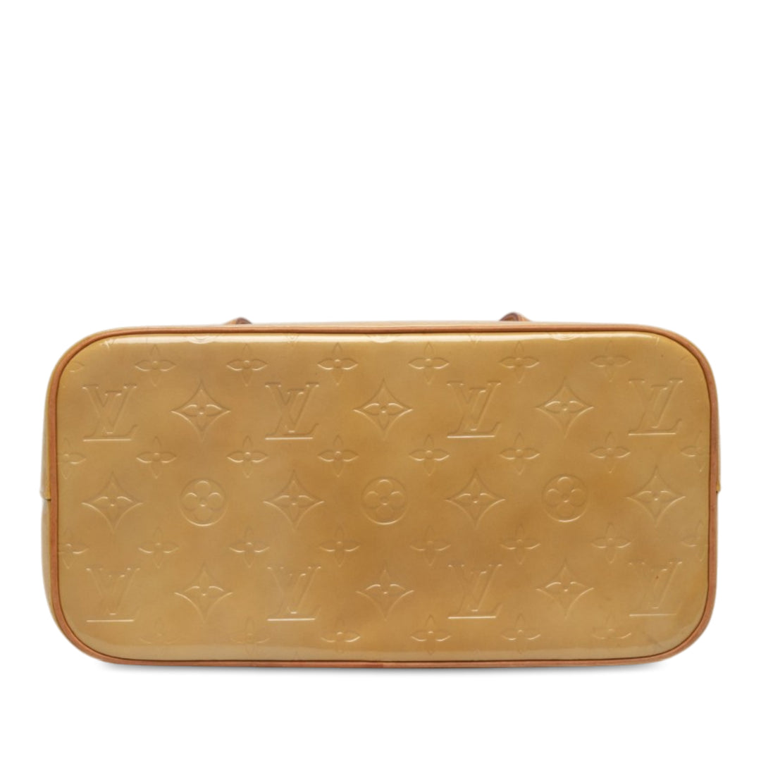 Louis Vuitton Houston Cuir verni Monogram Beige – vue 2 – GABY PARIS