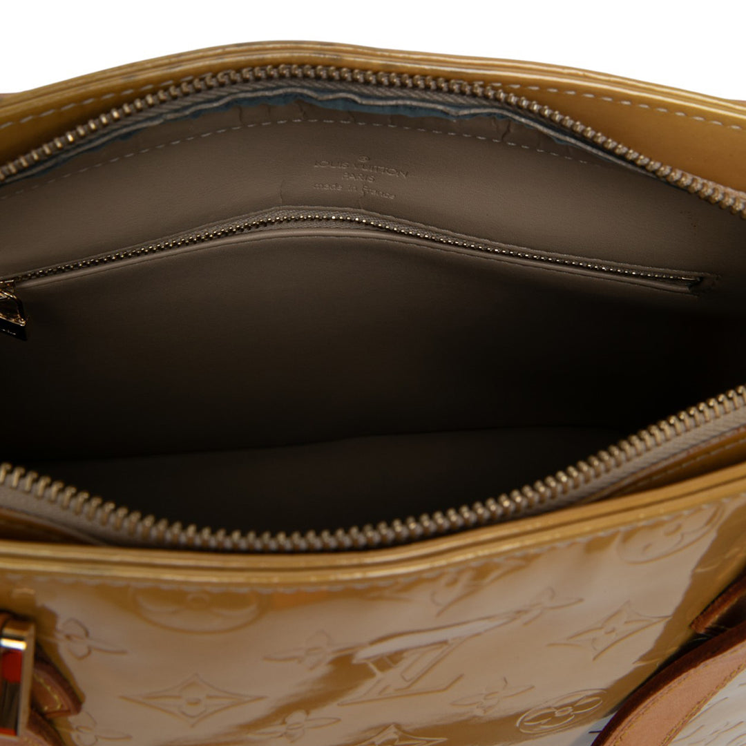 Louis Vuitton Houston Cuir verni Monogram Beige – vue 3 – GABY PARIS