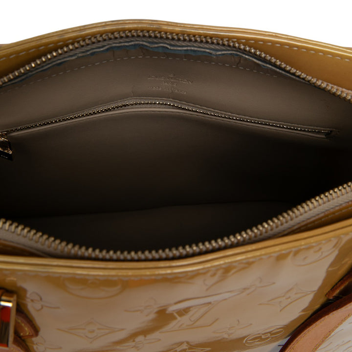 Louis Vuitton Houston Cuir verni Monogram Beige – vue 3 – GABY PARIS