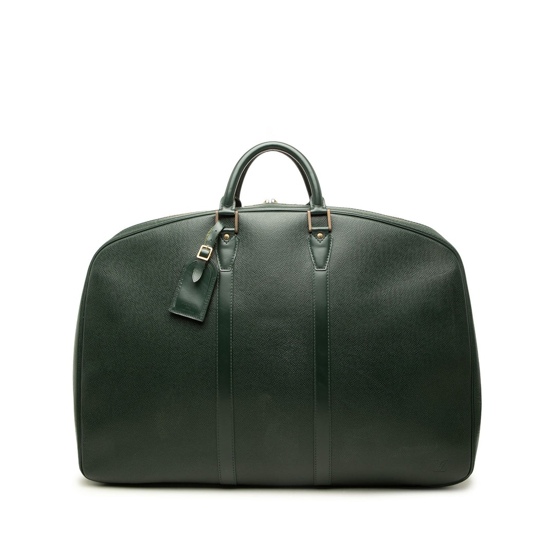 Louis Vuitton Sac de voyage Taiga Helanga 1 Poche Vert – vue principale – GABY PARIS
