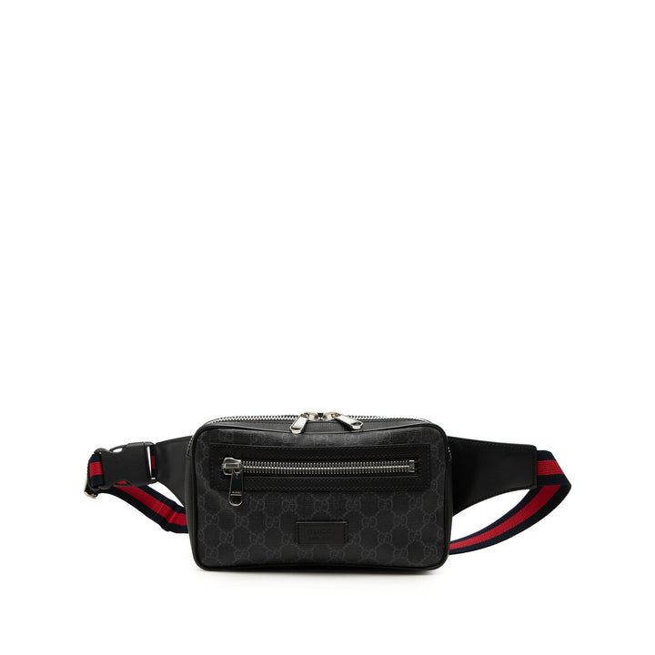 Gucci Ceinture Web GG Supreme Noir – vue principale – GABY PARIS