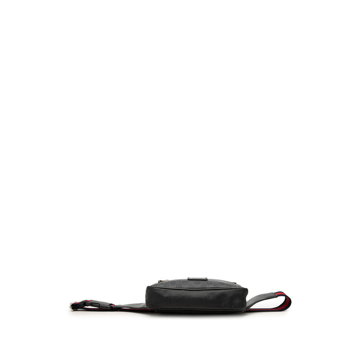 Gucci Ceinture Web GG Supreme Noir – vue 3 – GABY PARIS