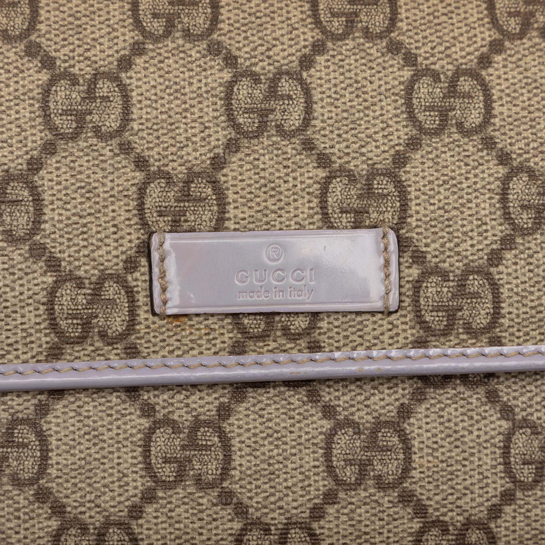 Gucci GG Supreme Continental à rabat Portefeuille