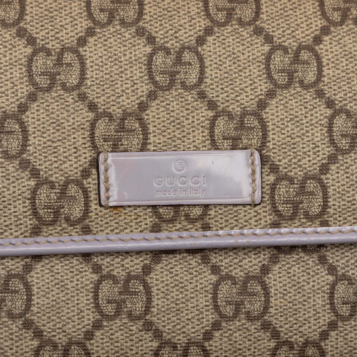 Gucci GG Supreme Continental à rabat Portefeuille