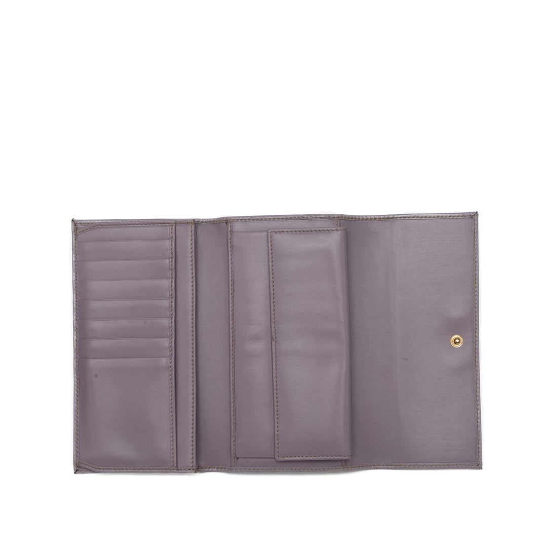 Gucci GG Supreme Continental à rabat Portefeuille