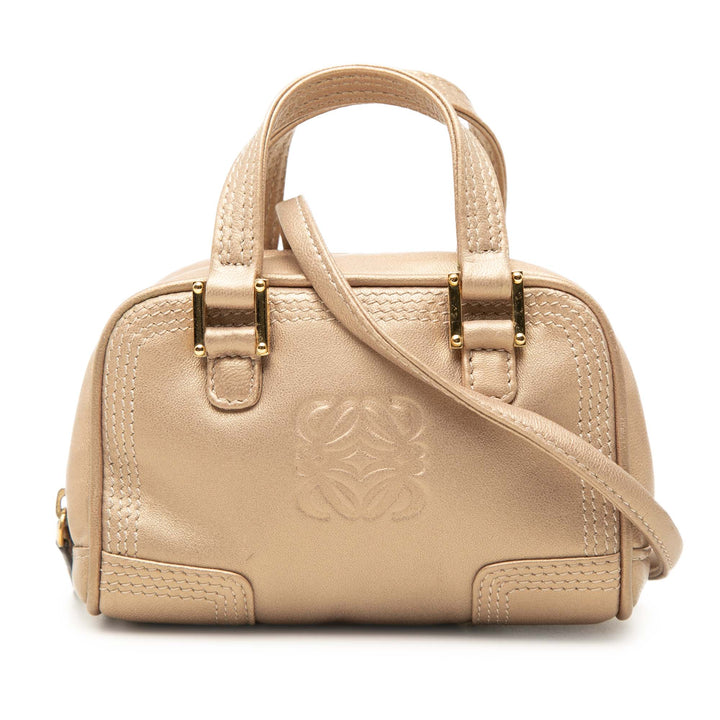 Métallisé Amazona Sac Micro Doré