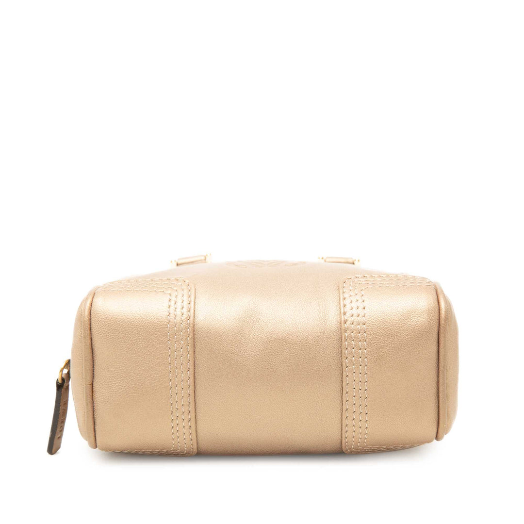 Métallisé Amazona Sac Micro Doré