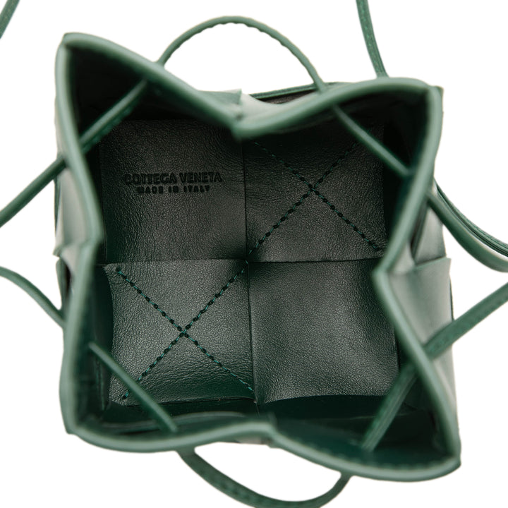 Intrecciato Cassette Sac seau Mini nappa Vert