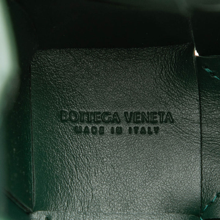 Intrecciato Cassette Sac seau Mini nappa Vert
