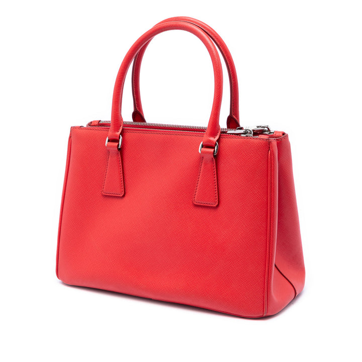 Prada Small Saffiano Lux Galleria Double Zip Sac